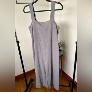Wild Fable Ribbed Gray Jumpsuit